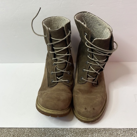 Timberland Boot Military Style Beige size 8.5 - Picture 8 of 12